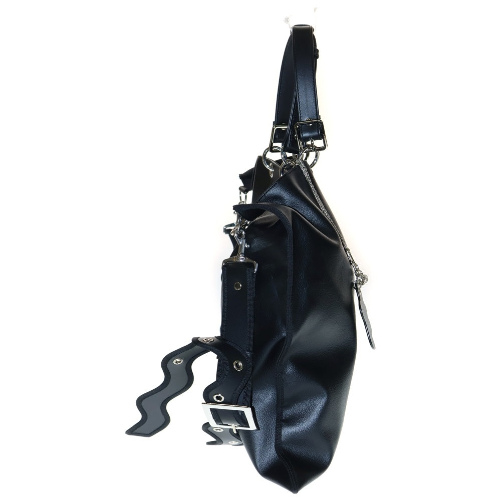 samedi soir(サムディソワール) ワンショルダーバッグ ハンドバッグ ブラック