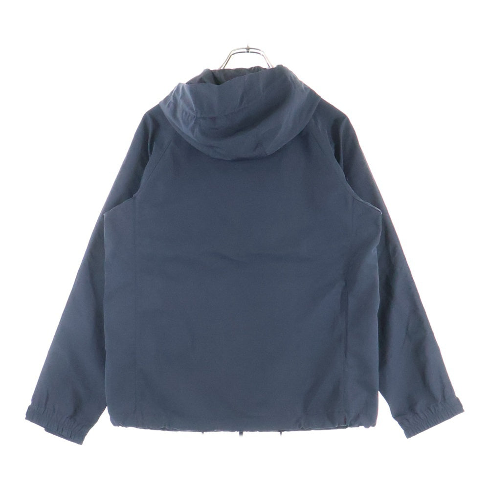 LACOSTE(ラコステ) ジップアップ ナイロン 撥水 防風フードジャケット ネイビー