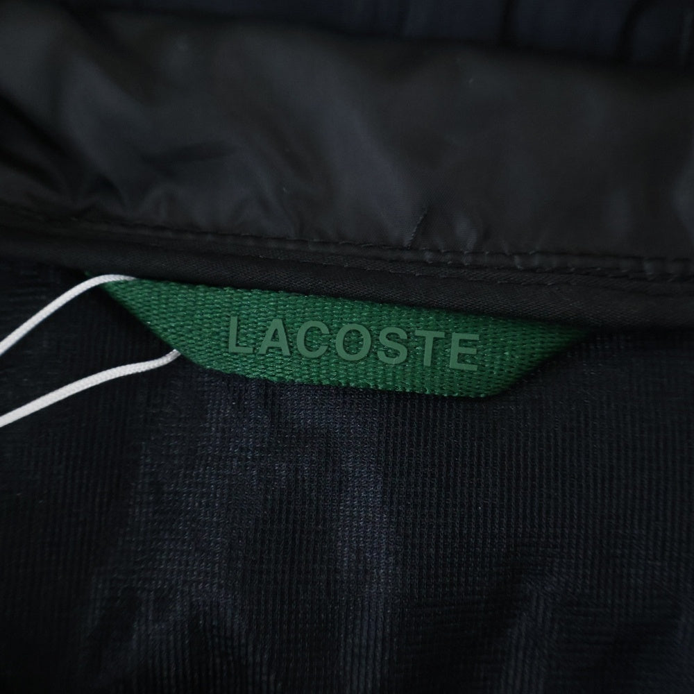 LACOSTE(ラコステ) ジップアップ ナイロン 撥水 防風フードジャケット ネイビー