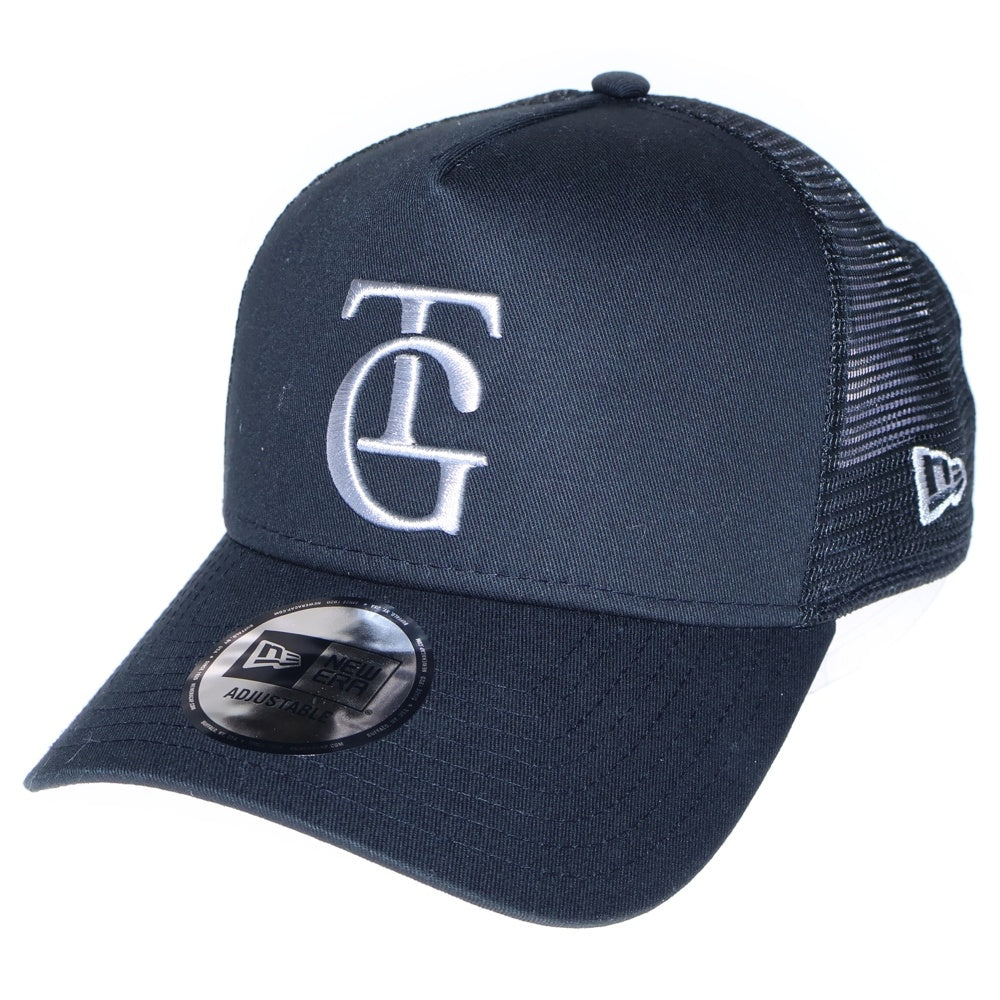 NEW ERA(ニューエラ) 読売ジャイアンツ ロゴ刺繍 メッシュ キャップ 帽子 ブラック