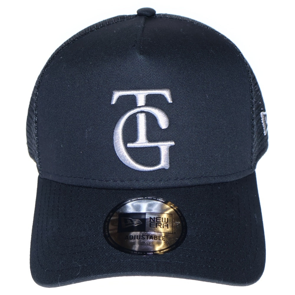 NEW ERA(ニューエラ) 読売ジャイアンツ ロゴ刺繍 メッシュ キャップ 帽子 ブラック