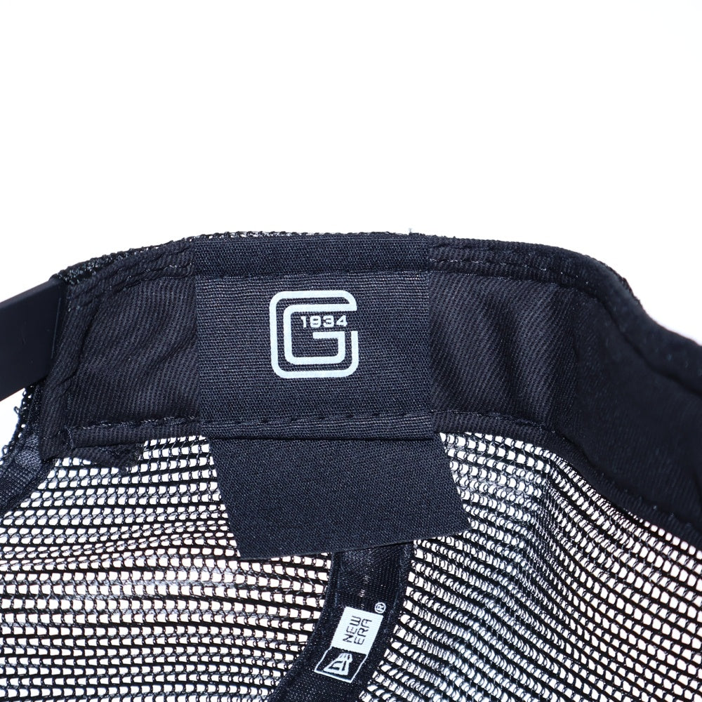 NEW ERA(ニューエラ) 読売ジャイアンツ ロゴ刺繍 メッシュ キャップ 帽子 ブラック