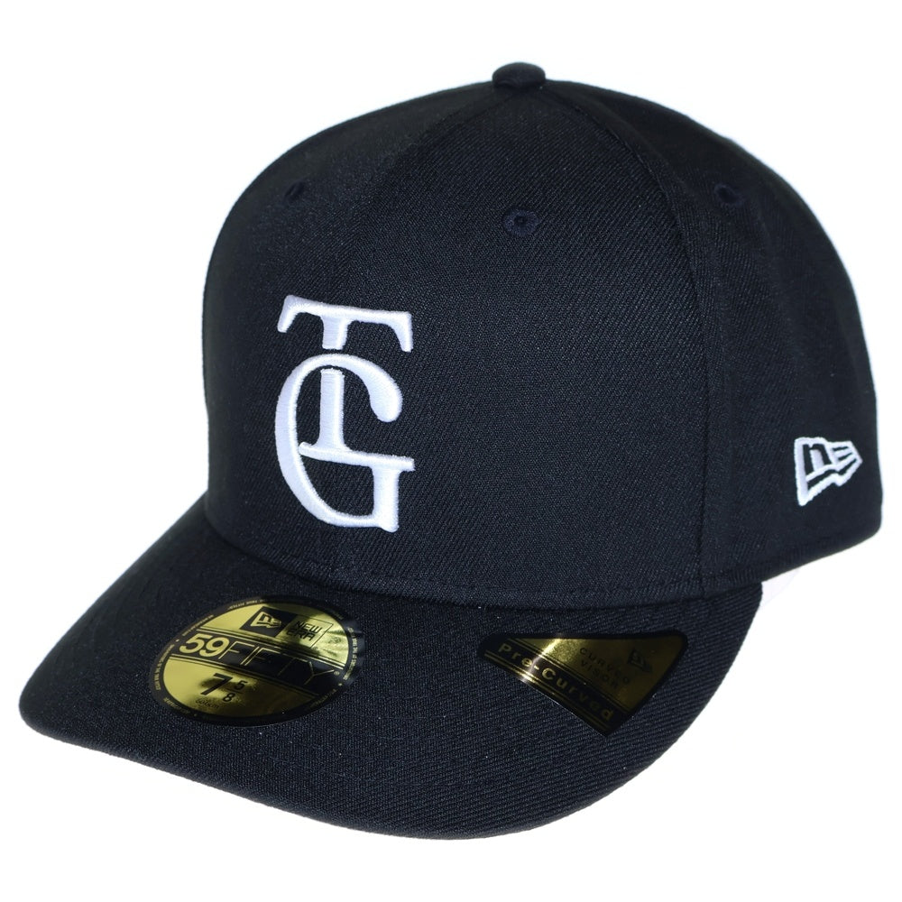 NEW ERA(ニューエラ) 59FIFTY 読売ジャイアンツ ロゴ刺繍 キャップ 帽子 ブラック