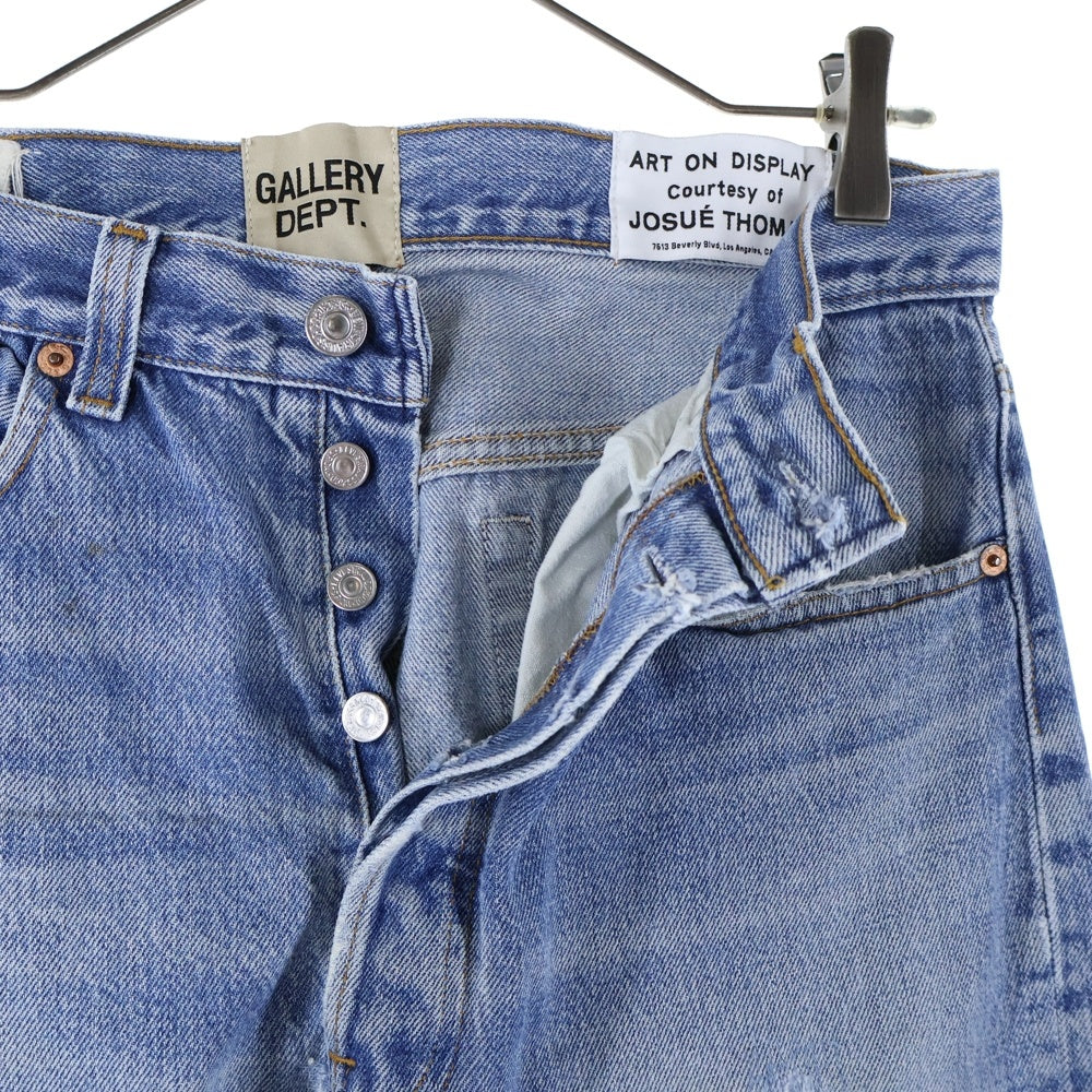 GALLERY DEPT.(ギャラリーデプト) LA FLARE DENIM 切り替えデザイン フレア デニムパンツ インディゴ