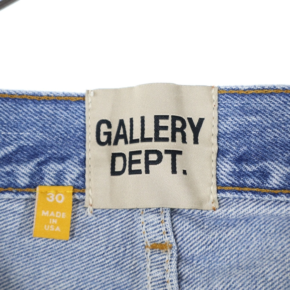 GALLERY DEPT.(ギャラリーデプト) LA FLARE DENIM 切り替えデザイン フレア デニムパンツ インディゴ