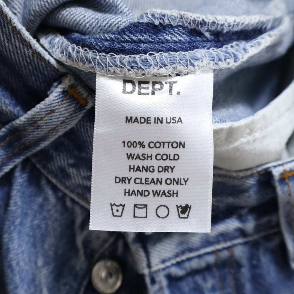 GALLERY DEPT.(ギャラリーデプト) LA FLARE DENIM 切り替えデザイン フレア デニムパンツ インディゴ