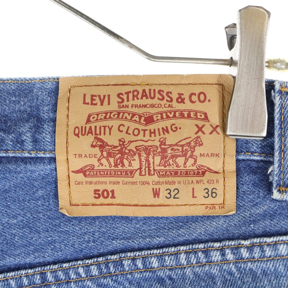 Levi's(リーバイス) 90S 501 ボタン裏555 バレンシア工場製 ボタンフライ デニムパンツ インディゴ 501-5900
