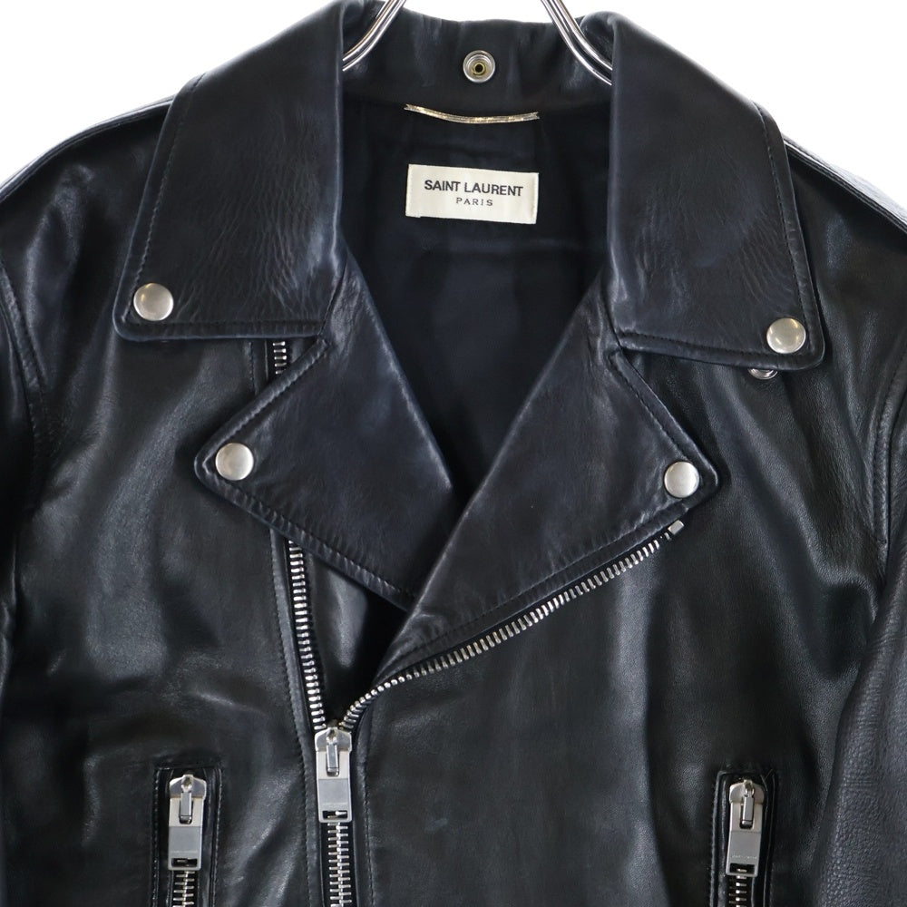 SAINT LAURENT PARIS(サンローランパリ) クラシックモーターサイクル ライダース バイカー レザージャケット ブラック 361841 Y5HA1