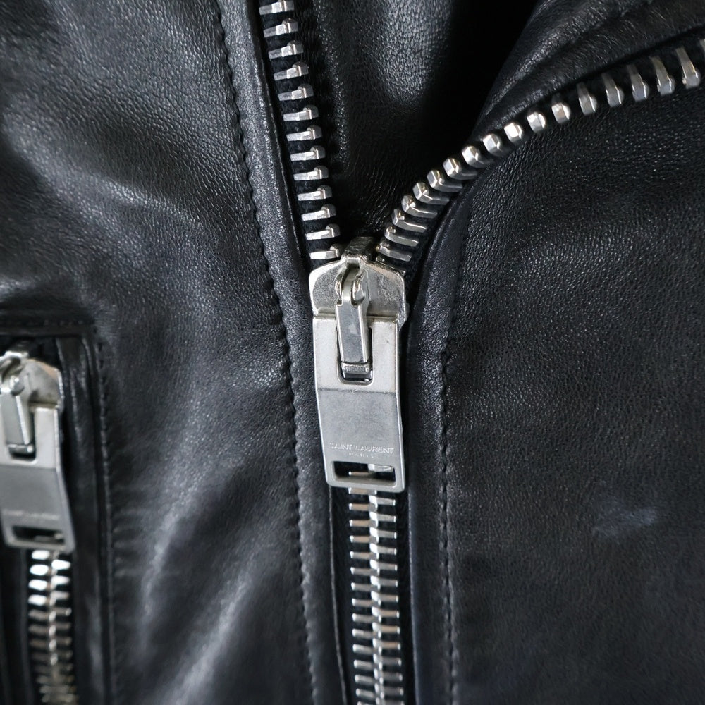 SAINT LAURENT PARIS(サンローランパリ) クラシックモーターサイクル ライダース バイカー レザージャケット ブラック 361841 Y5HA1