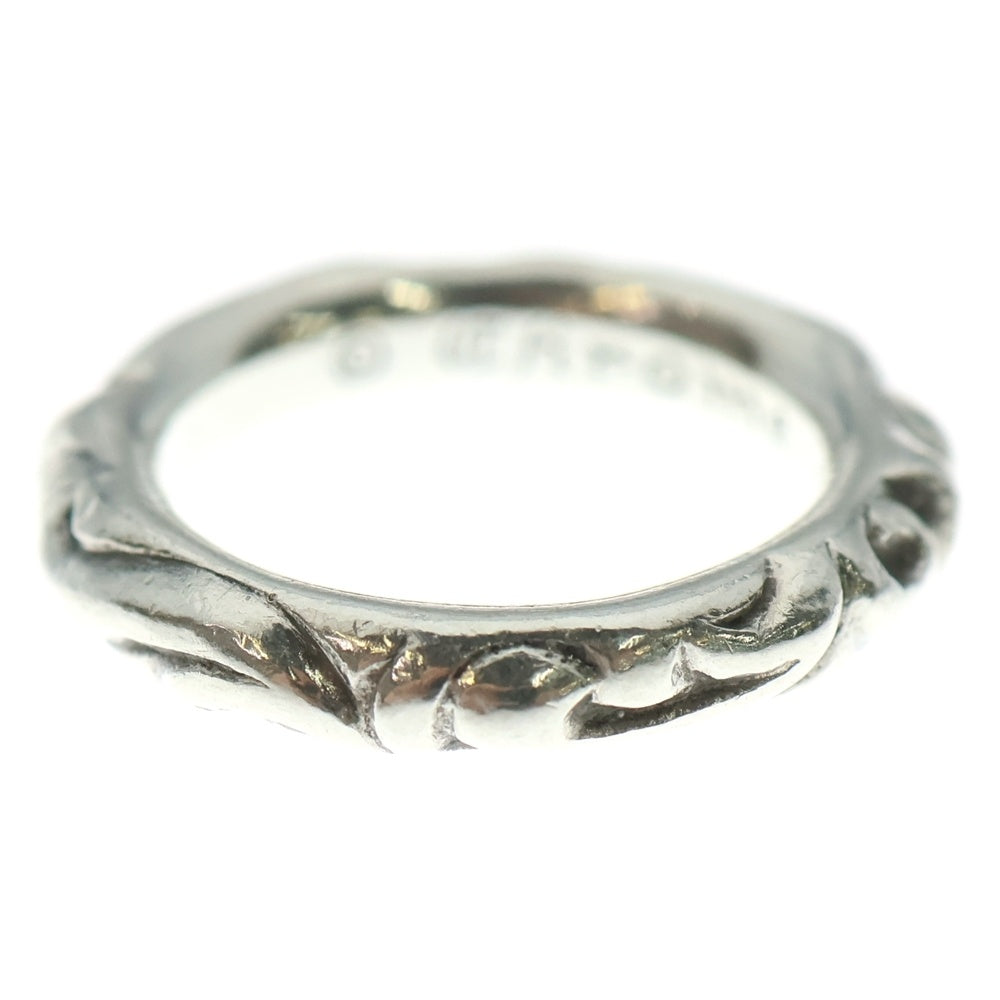 CHROME HEARTS(クロムハーツ) SCRL BAND スクロールバンド リング シルバー BCA351