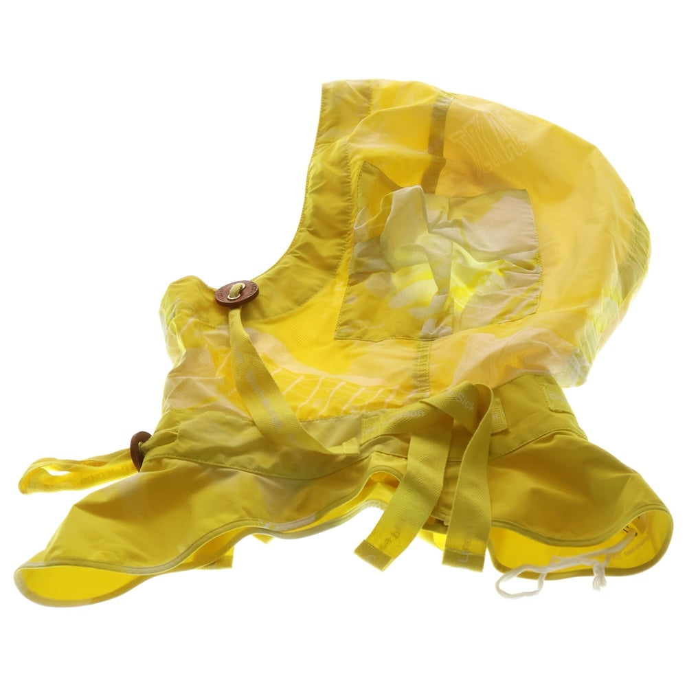 TAKAHIROMIYASHITA The SoloIst.(タカヒロミヤシタザソロイスト) Sample Photo Print Hood サンプル フォトプリントフード ナイロンフーディーハット 帽子 イエロー