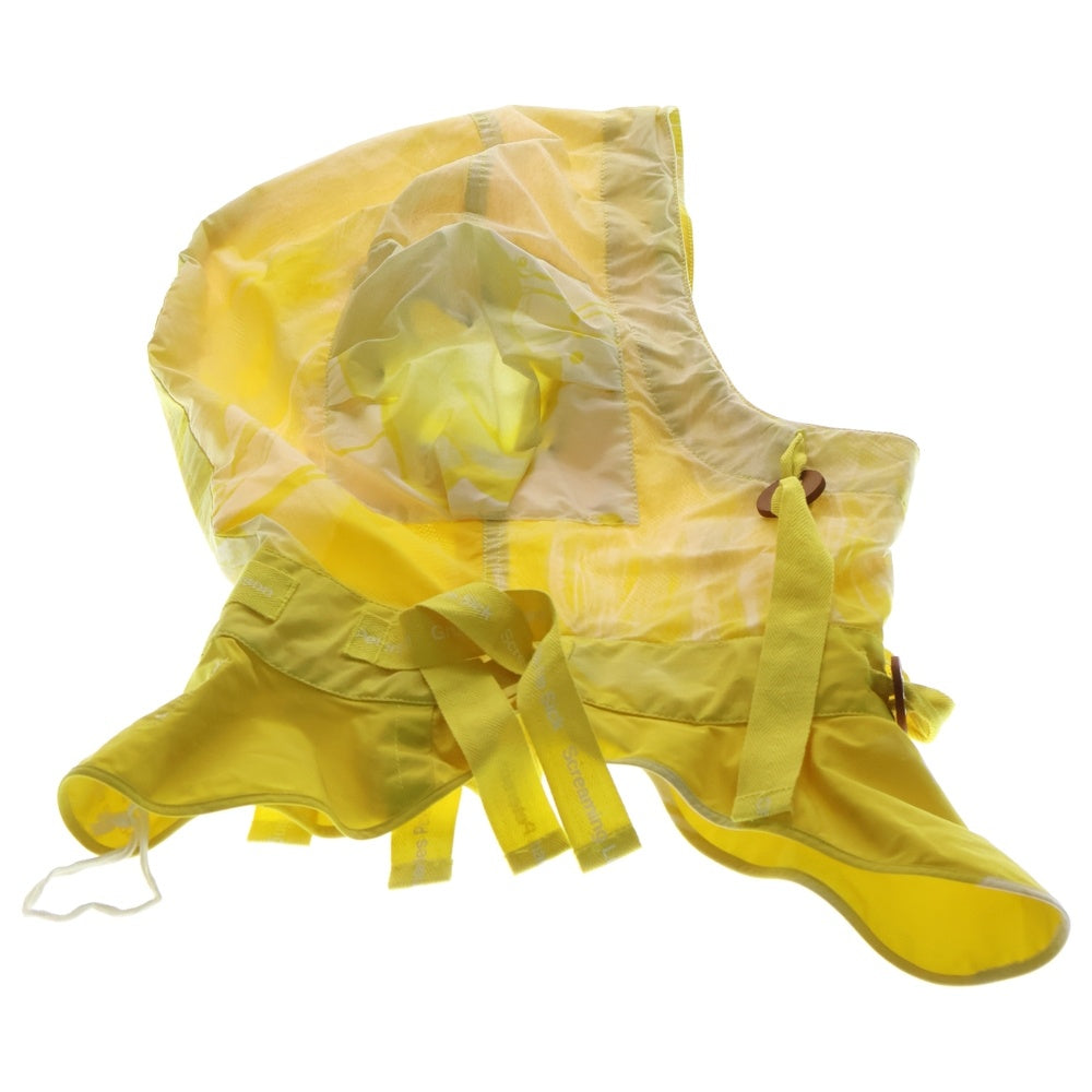 TAKAHIROMIYASHITA The SoloIst.(タカヒロミヤシタザソロイスト) Sample Photo Print Hood サンプル フォトプリントフード ナイロンフーディーハット 帽子 イエロー