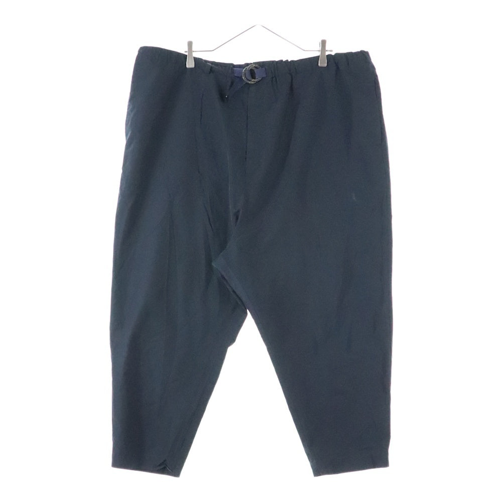 FUMITO GANRYU(フミトガンリュウ) 20SS Tapered ring belt pants テーパードリングベルトパンツ ナイロンサルエルパンツ FU3-PA-39 ネイビー