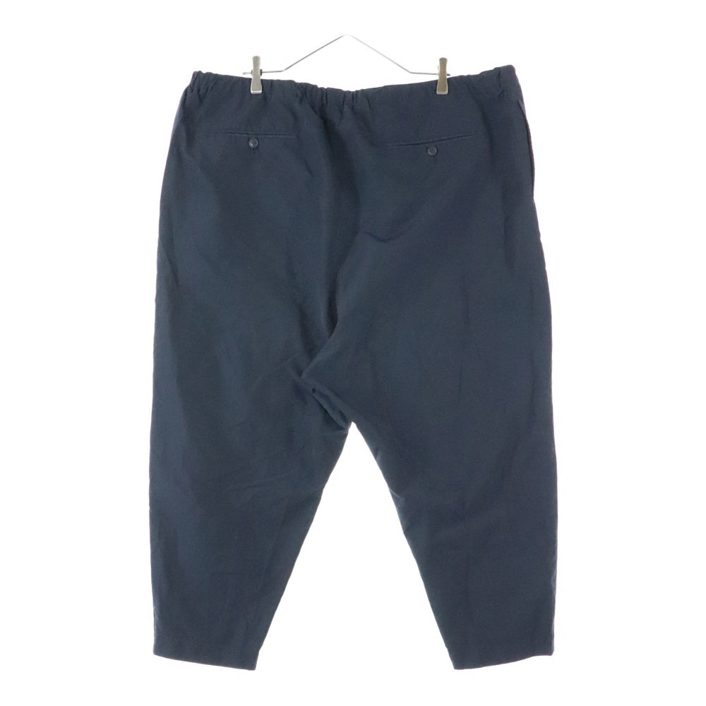 FUMITO GANRYU(フミトガンリュウ) 20SS Tapered ring belt pants テーパードリングベルトパンツ ナイロンサルエルパンツ FU3-PA-39 ネイビー