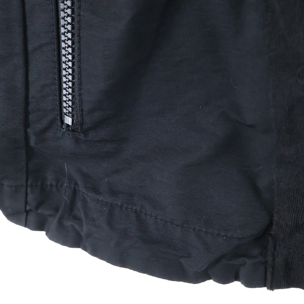 Sacai(サカイ) 22SS Spots Mix T-shirts スポーツミックスTシャツ ナイロン切替ジップポケットクルーネック半袖Tシャツ 22-02734M ブラック