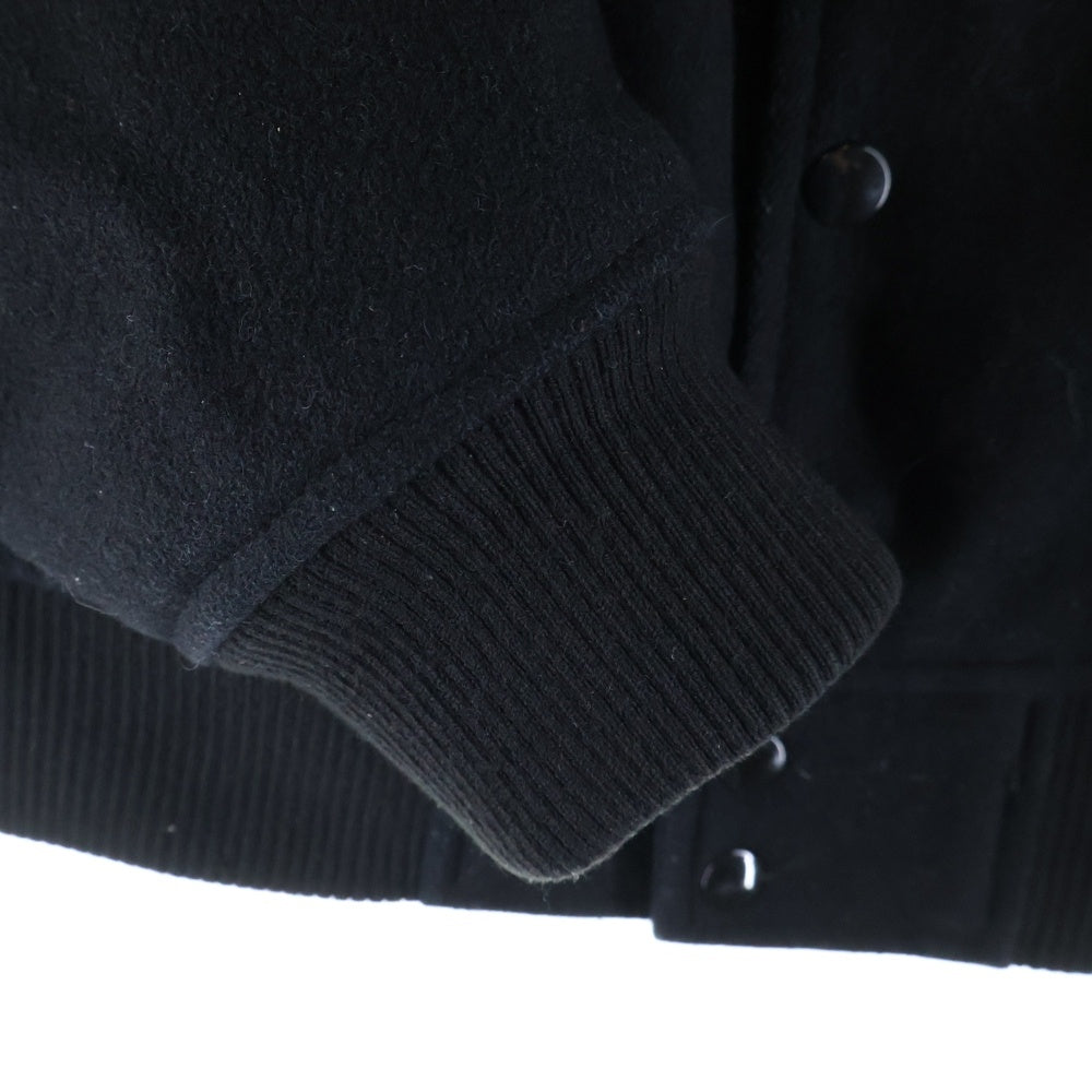 SUPREME(シュプリーム) 19AW Delta Logo Varsity Jacket デルタ ロゴ バーシティ ジャケット ブラック