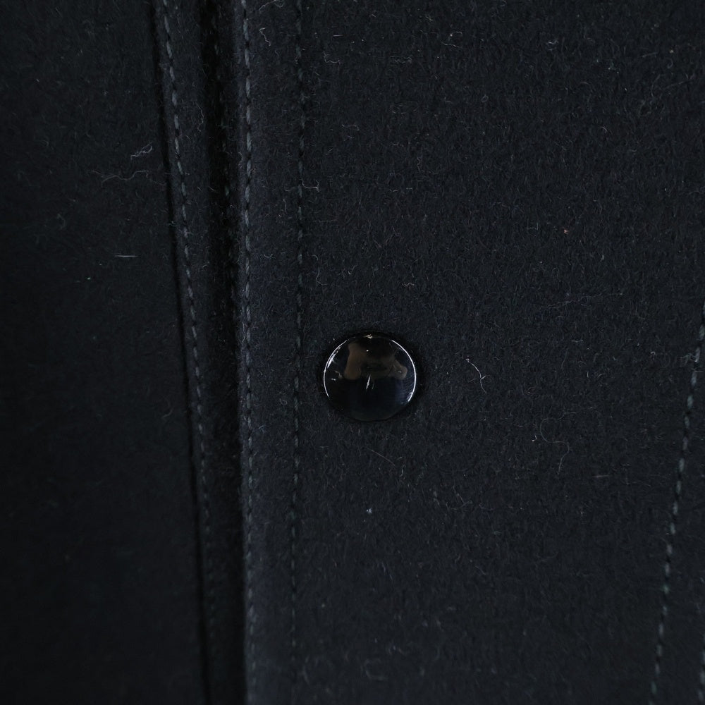 BALENCIAGA(バレンシアガ) ウール スナップボタン ジャケット ブラック 205057 TP814