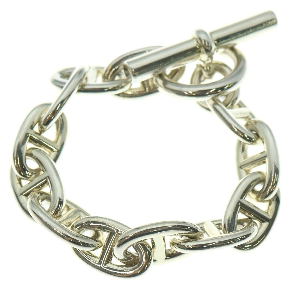 HERMES(エルメス) Chaine d'Ancre TGM シェーヌダンクル 12コマ チェーンブレスレット シルバー