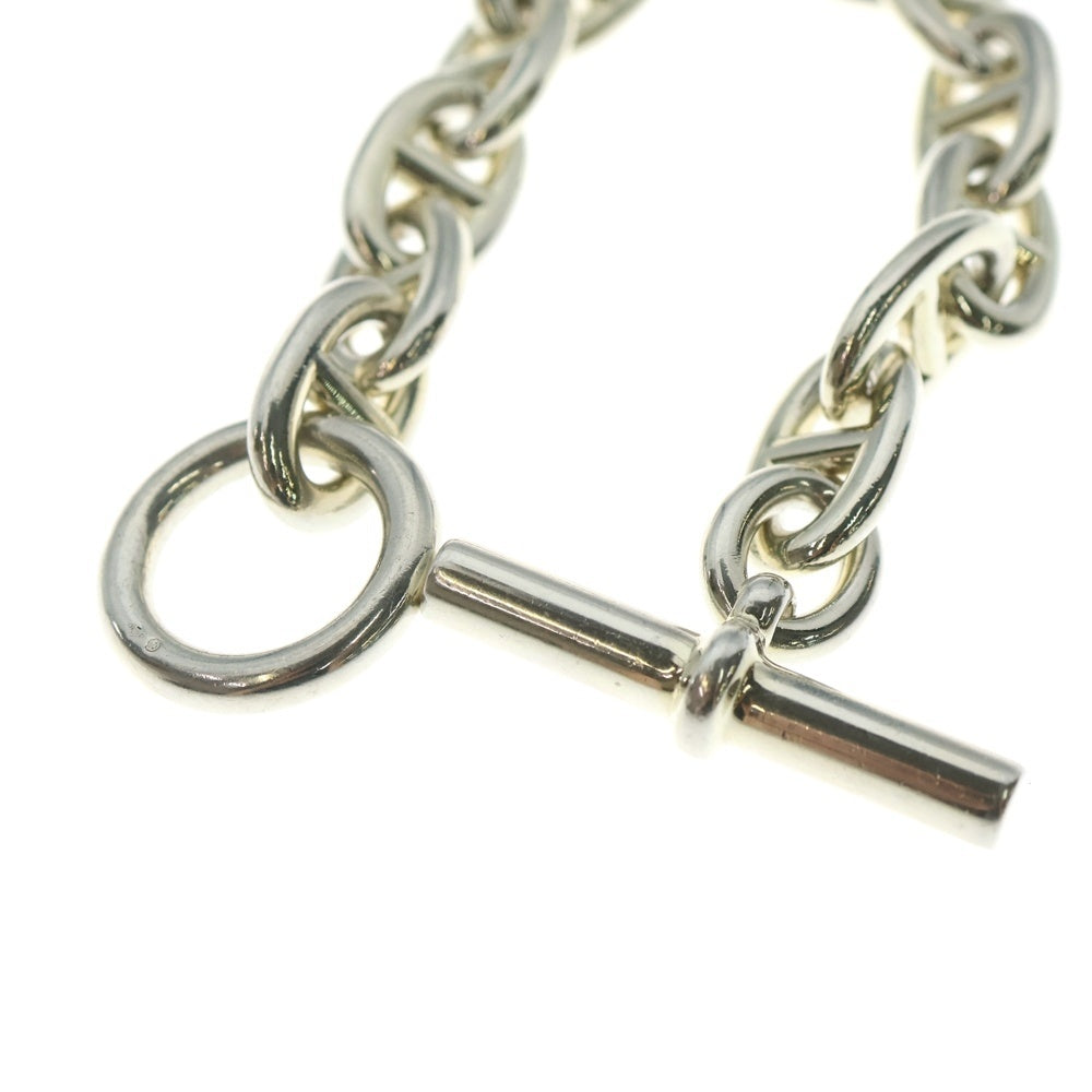 HERMES(エルメス) Chaine d'Ancre TGM シェーヌダンクル 12コマ チェーンブレスレット シルバー