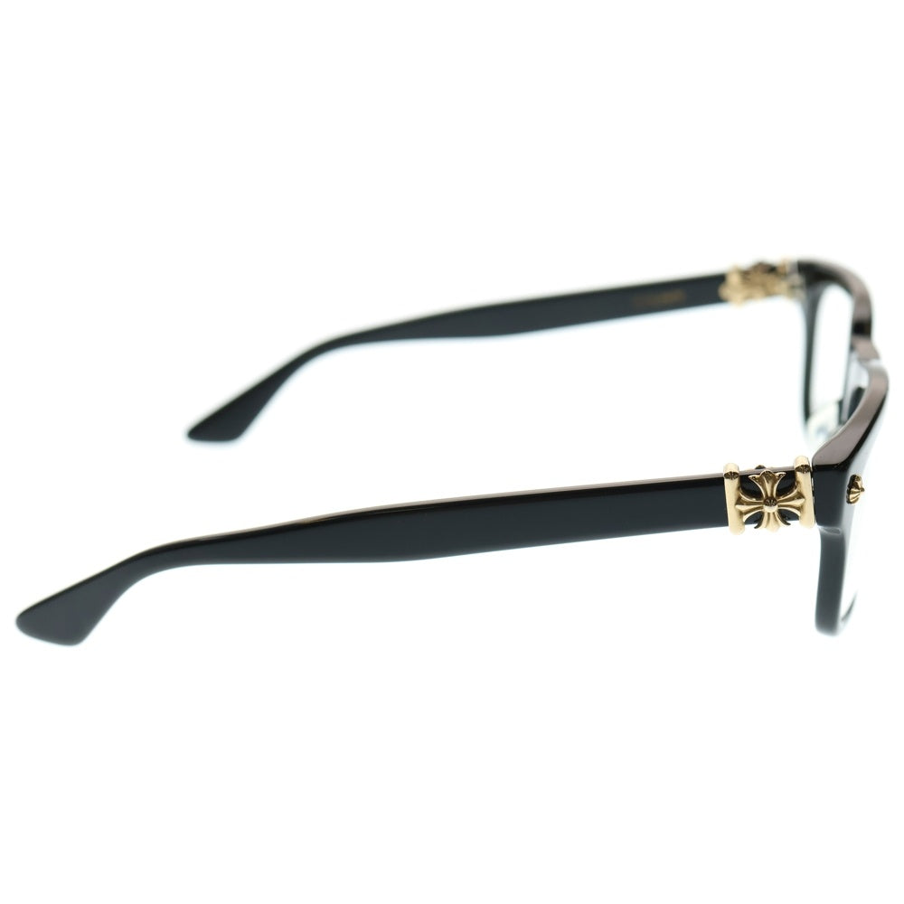CHROME HEARTS(クロムハーツ) VAGILANTE CHプラステンプル アイウェア メガネ 眼鏡 ブラック/ゴールド