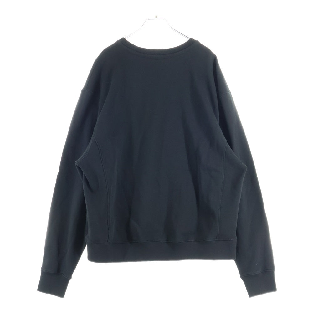 KENZO(ケンゾー) By Verdy Classic Sweat バイベルディー クラシックスウェットトレーナー ロゴフェルト長袖トレーナー FE55SW1464MG-99J ブラック