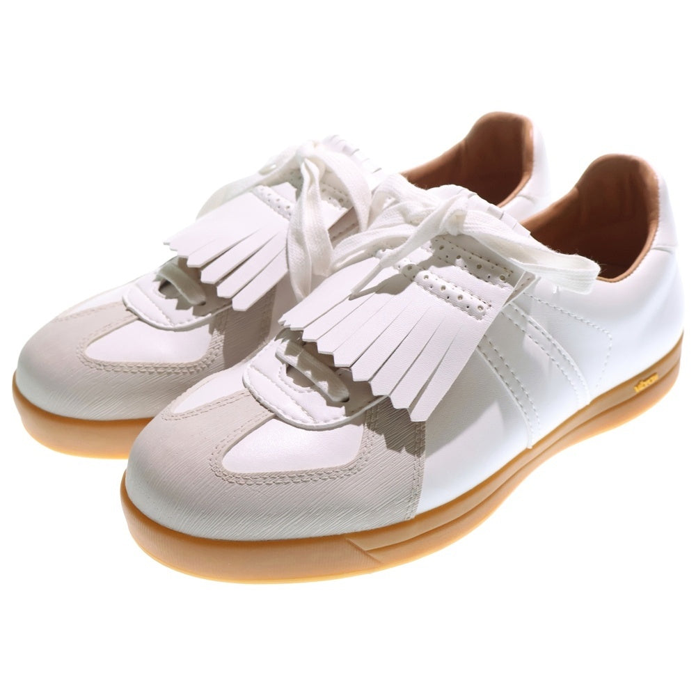Tomo&co(トモアンドシーオー) G GOLF ジーゴルフ タッセルジャーマントレーナー レザーローカットスニーカー TM-GOLF-0001 ホワイト