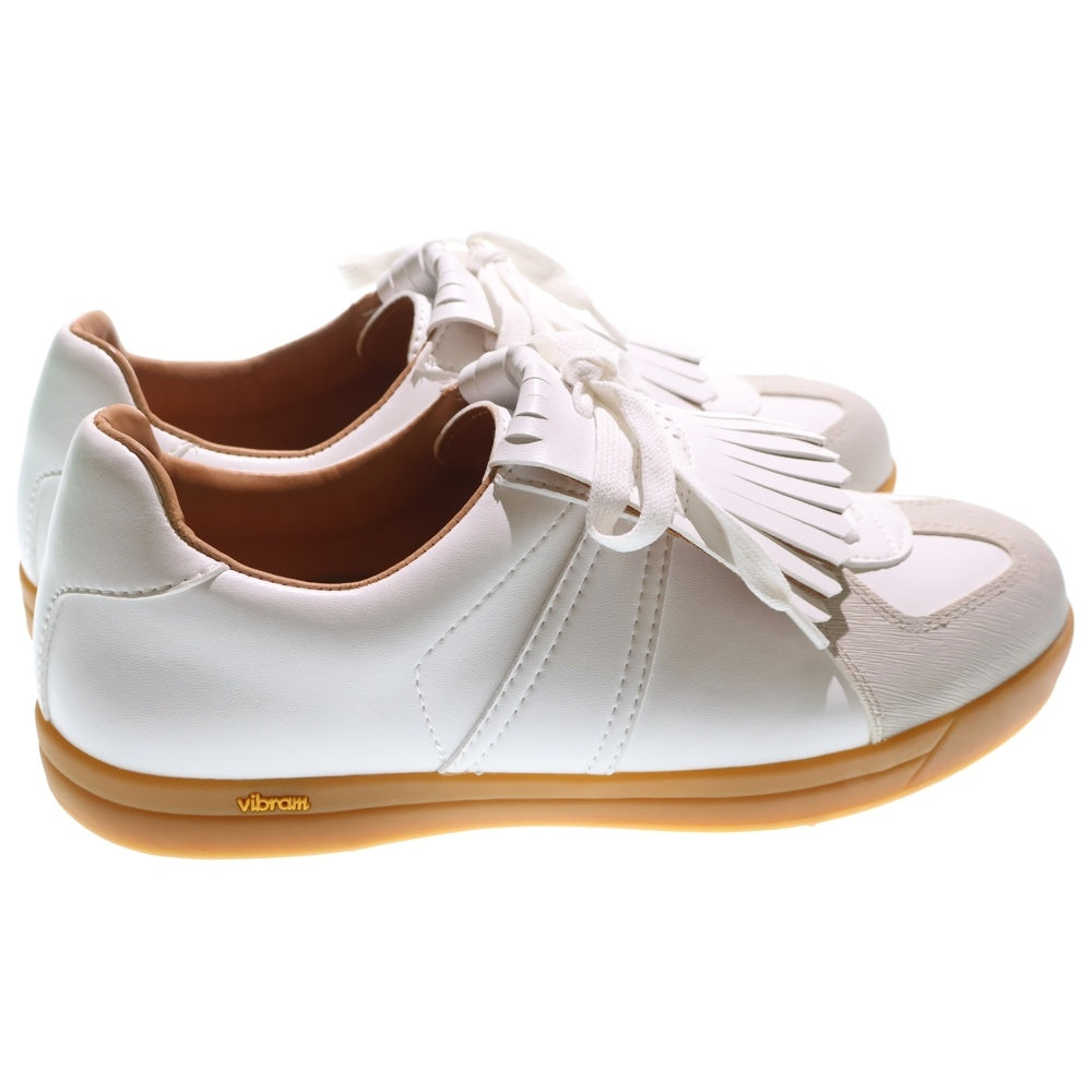 Tomo&co(トモアンドシーオー) G GOLF ジーゴルフ タッセルジャーマントレーナー レザーローカットスニーカー TM-GOLF-0001 ホワイト