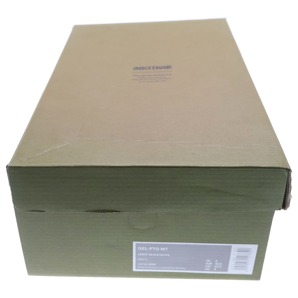 ASICS Tiger(アシックスタイガー) ×Sasquatchfabrix. GEL-PTG MT サスクワッチファブリックス ゲルPTG ミッドカットスニーカー UK8/27cm HK732-8686 オリーブ