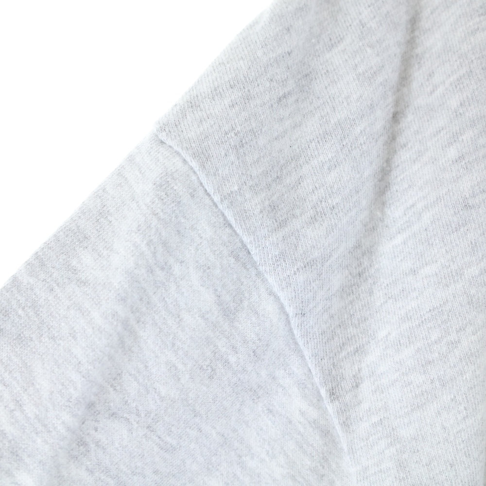 MAISON SPECIAL(メゾンスペシャル ) Early Romance Long Sleeve T-shirt アーリーロマンスロングスリーブTシャツ ロゴプリントクルーネック長袖Tシャツ 21242415308 グレー