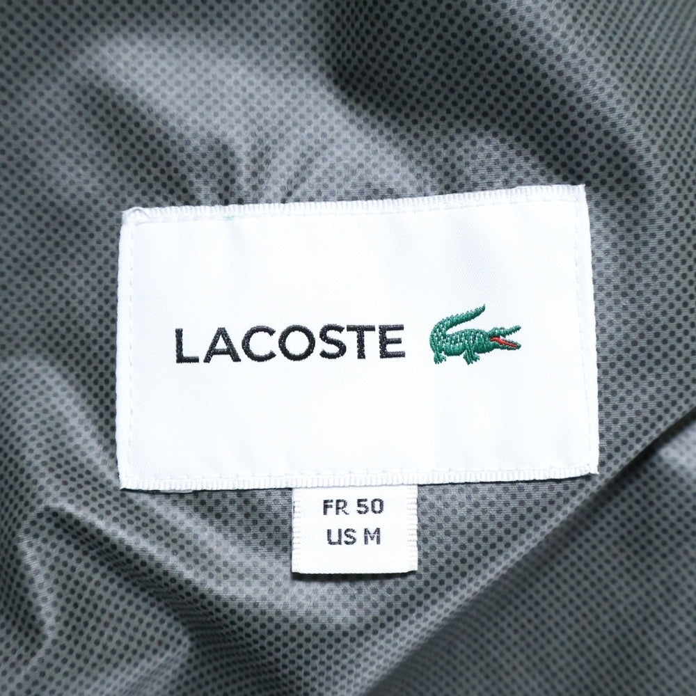 LACOSTE(ラコステ) ジップアップ ナイロンスイングトップ ジャケット ブルゾン カーキ