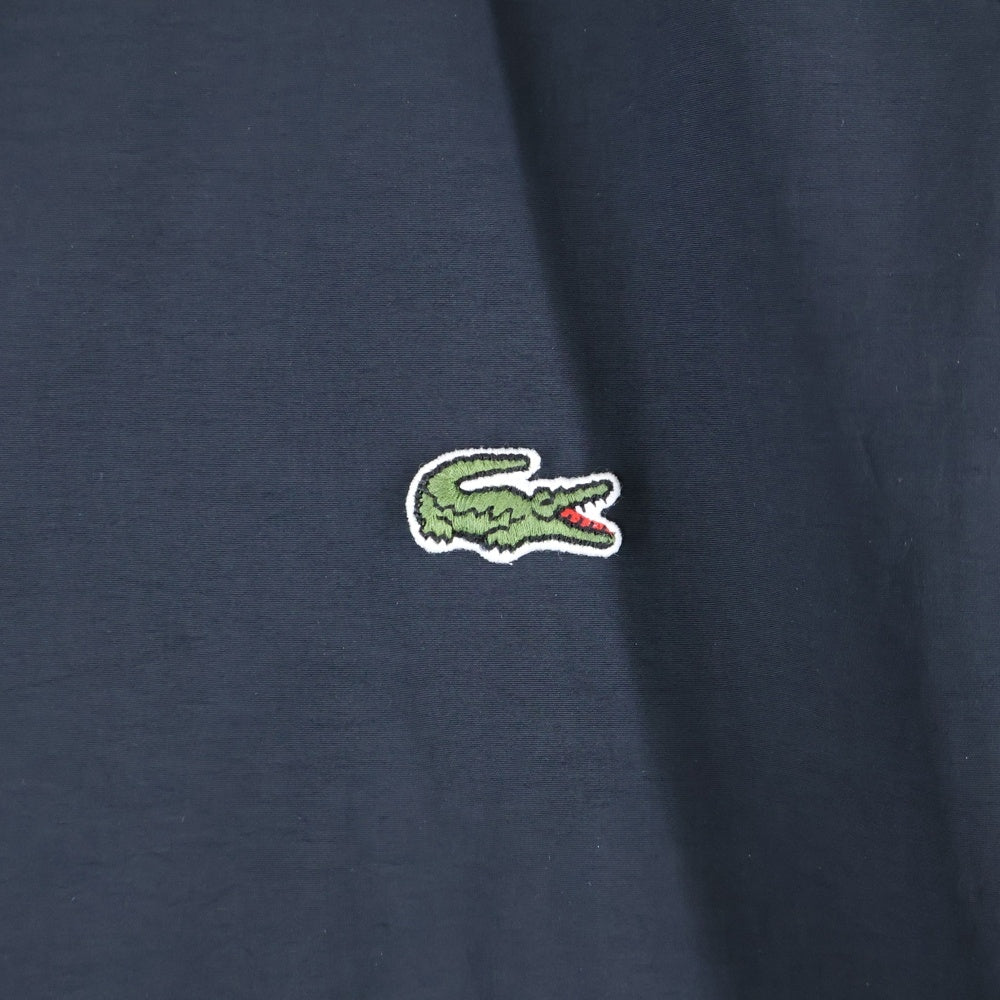LACOSTE(ラコステ) ジップアップ ナイロンスイングトップ ジャケット ブルゾン ブラック