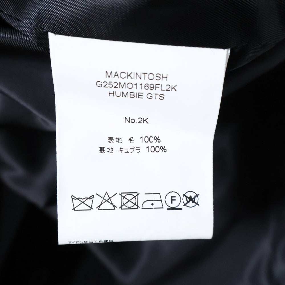 MACKINTOSH(マッキントッシュ) 25AW HUMBIE GTS JP ウール ステンカラーコート ロングコート ブラック G252MO1169FL2K
