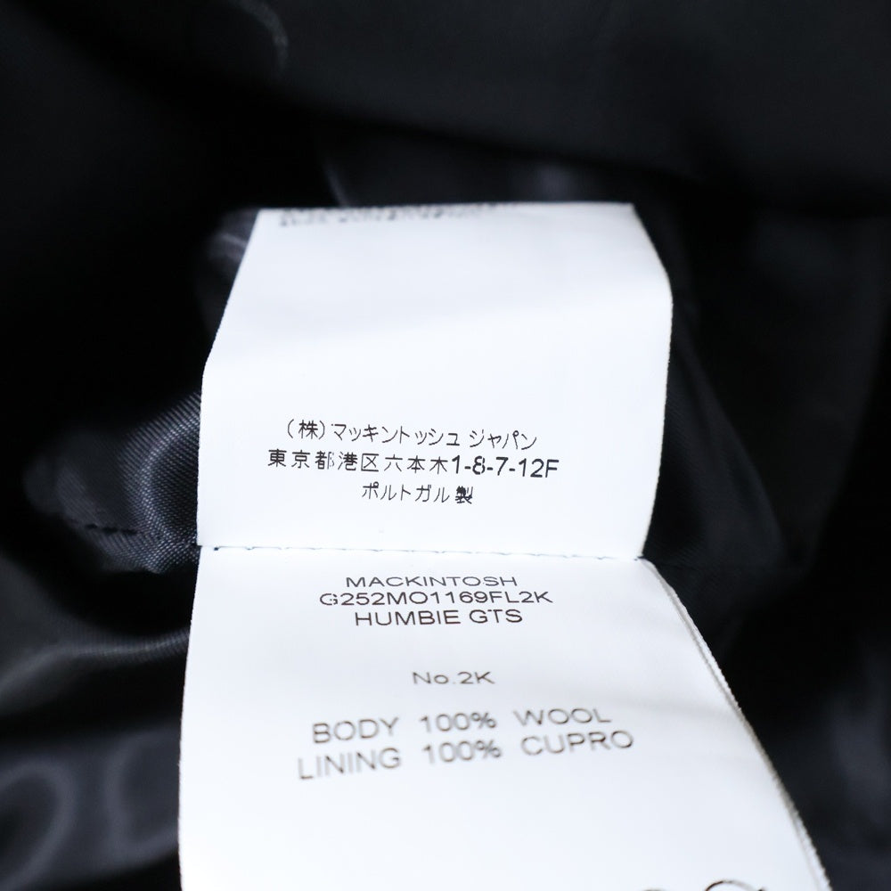 MACKINTOSH(マッキントッシュ) 25AW HUMBIE GTS JP ウール ステンカラーコート ロングコート ブラック G252MO1169FL2K