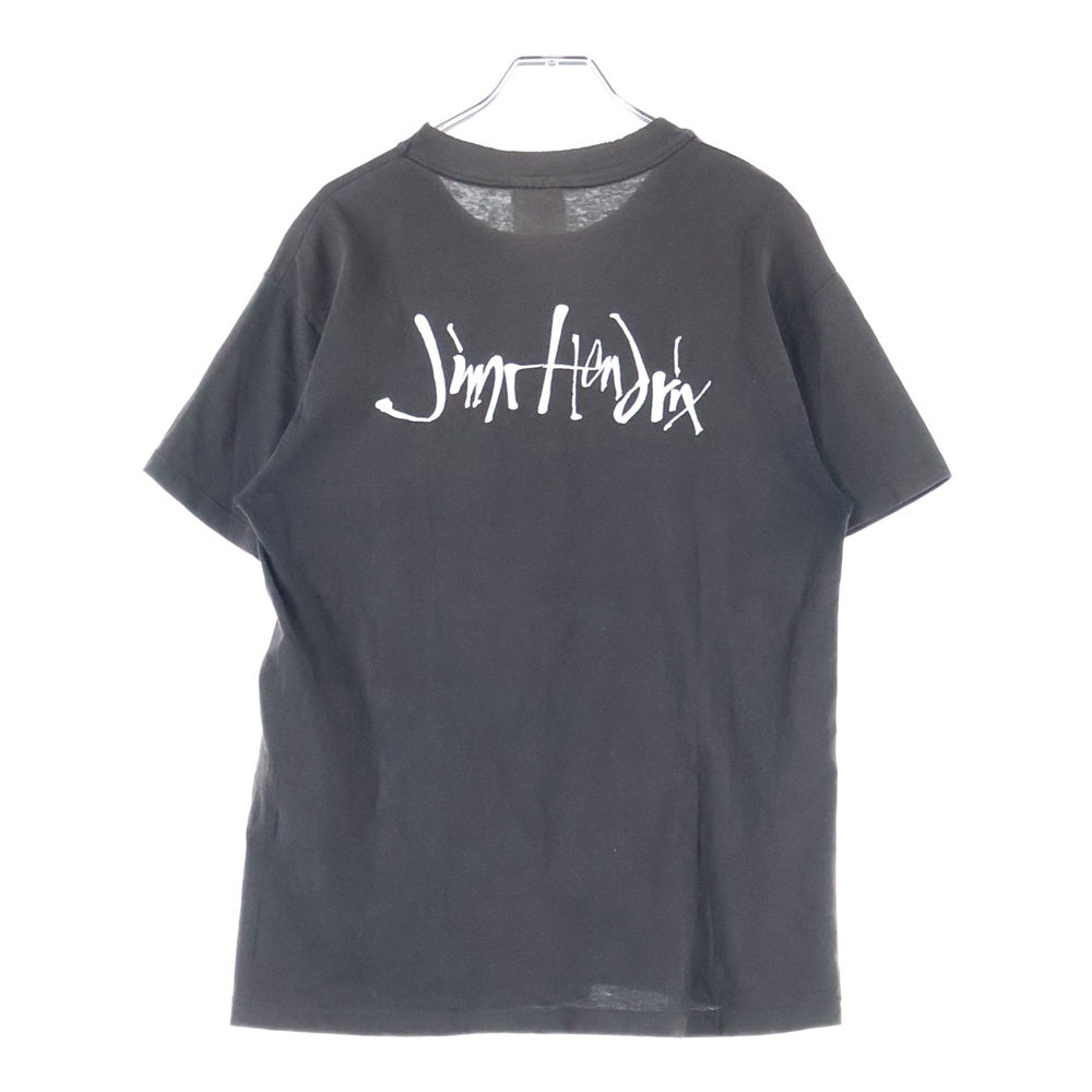 VINTAGE(ヴィンテージ) 90S VINATGE JIMI HENDRIX SWEET ANGEL ジミ ヘンドリックス フロントプリント 半袖Tシャツ カットソー ブラック