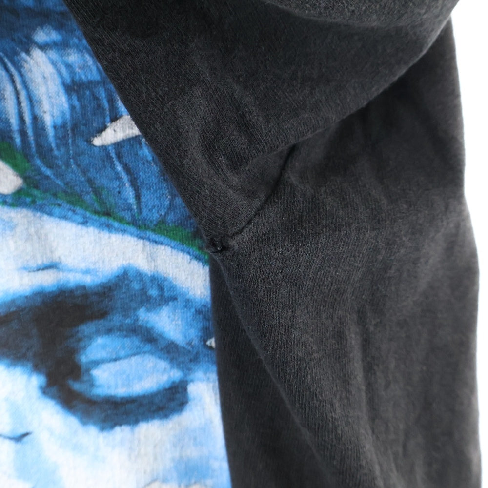 VINTAGE(ヴィンテージ) 90S VINATGE JIMI HENDRIX SWEET ANGEL ジミ ヘンドリックス フロントプリント 半袖Tシャツ カットソー ブラック