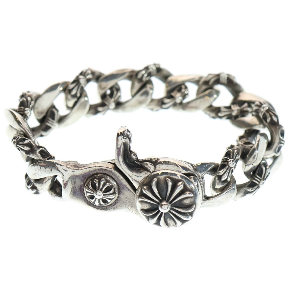 CHROME HEARTS(クロムハーツ) FNCY CHN LNK ファンシーリンククリップブレスレット 13リンク シルバー BCA145 ※ギャラ付き