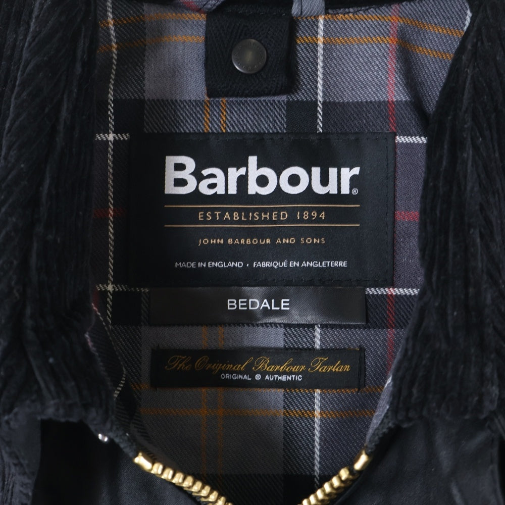 Barbour(バブアー) 25AW BEDALE JACKET ビデイル ワックスジャケット レギュラーフィット ブラック 252MWX0018