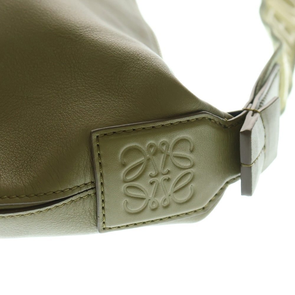 LOEWE(ロエベ) CUBI CROSSBODY キュービィ クロスボディ レザー ワンショルダー バッグ カーキ