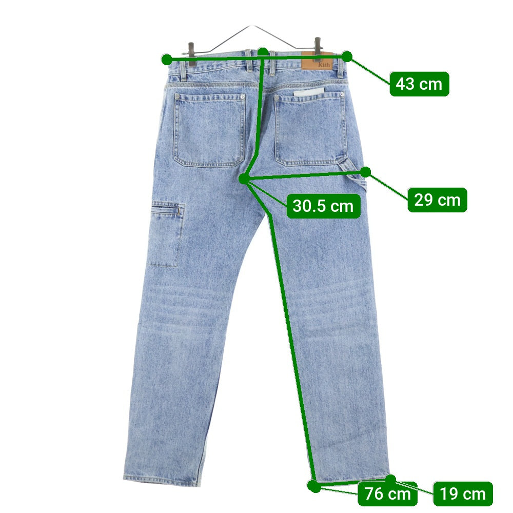 KITH(キス) PAINTER PANTS ペインターデニムパンツ インディゴ KHM060240
