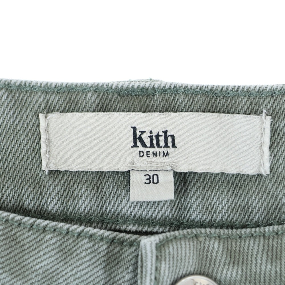 KITH(キス) Stafford Denim Jean スタッフォード デニム ジーンズ ストレートパンツ カーキ KHM060266