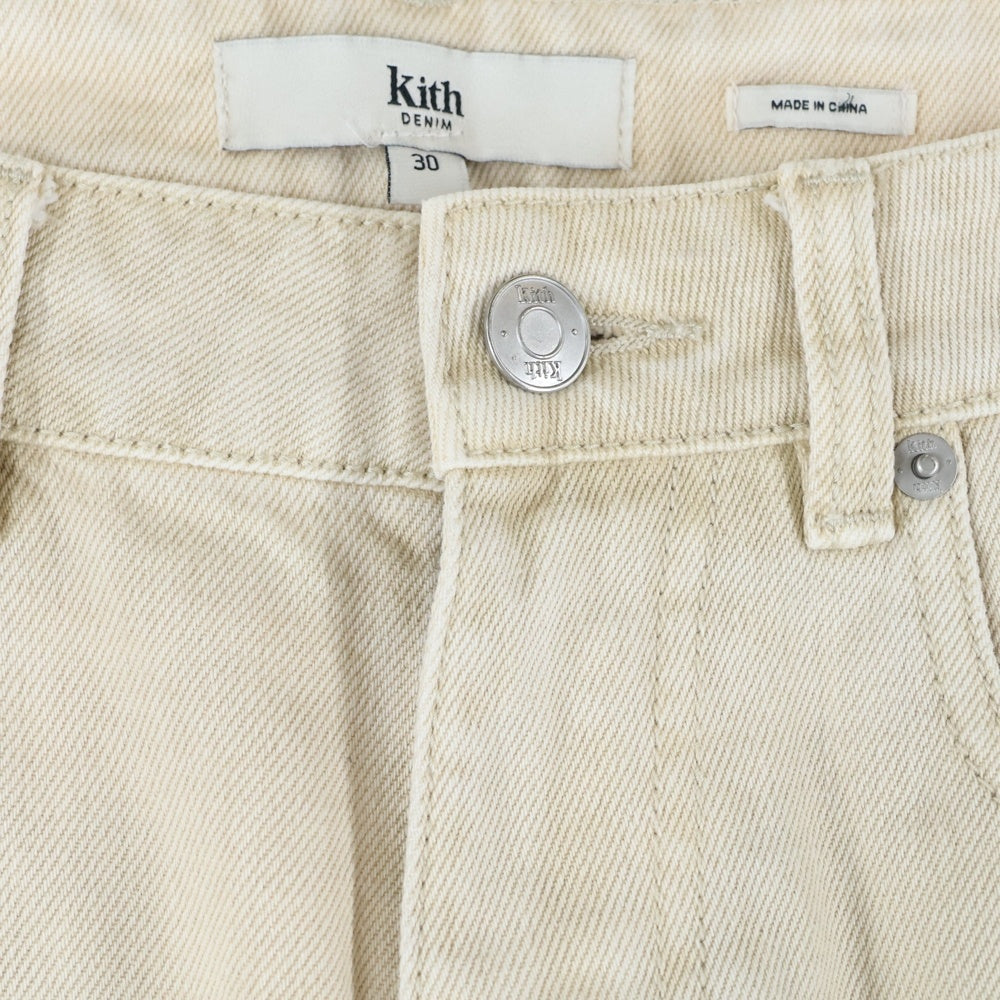 KITH(キス) Stafford Denim Jean スタッフォード デニム ジーンズ ストレートパンツ ベージュ KHM060266