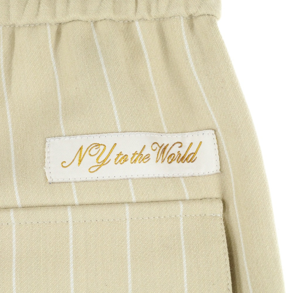 KITH(キス) 23SS Pinstripe Elmhurst Pant ピンストライプ エルムハースト ロングパンツ ベージュ KHM060304