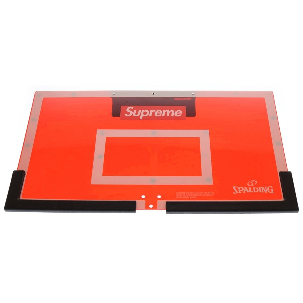 SUPREME(シュプリーム) 23AW ×SPALDING Mini Basketball Hoop スポルディング ミニバスケットボールフープ バスケットゴール ボード レッド/ホワイト