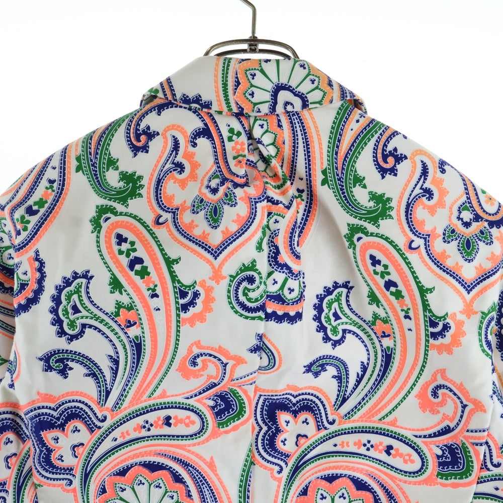 JIL SANDER(ジルサンダー) Le Chatelier Paisley Print Blazer ル シャトリエ ペイズリープリントブレザー 4B レディース総柄クロップドブレザー 20121W02376 マルチ