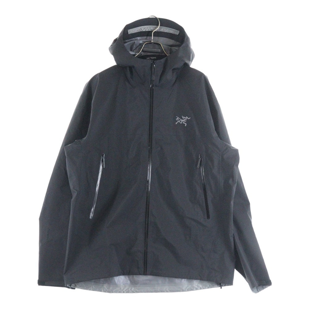 ARC'TERYX(アークテリクス) Beta Jacket ベータジャケット ロゴ刺繍ジップアップナイロンシェルジャケット X000010513 ブラック