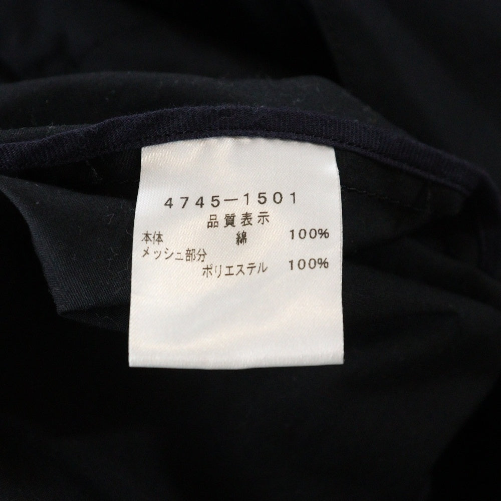 Vivienne Westwood MAN(ヴィヴィアンウエストウッドマン) Orb Logo Coat オーブロゴコート ロゴ刺繍コットンフーデットコート 4745-1501 ブラック