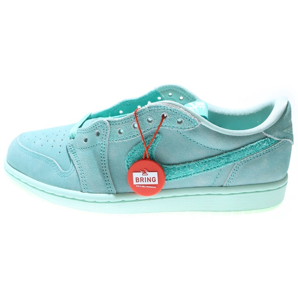 NIKE(ナイキ) WMNS AIR JORDAN1 WASHED TEAL ウィメンズ エアジョーダン ウォッシュドティール レディースローカットスニーカー US8.5/25.5cm HQ8111‐300 ブルー