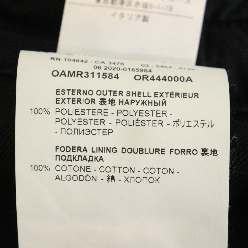 OAMC(オーエーエムシー) Poly Easy Pants ポリエステル ワイドスラックス トラウザーイージーパンツ OAMR311584 ブラック