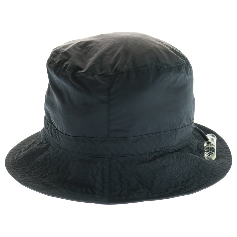 LOUIS VUITTON(ルイヴィトン) レインボーLVロゴ ボブ トランスフォーマブル ナイロン バケットハット ドローコード付き 帽子 NX0199 MP2552 ブラック
