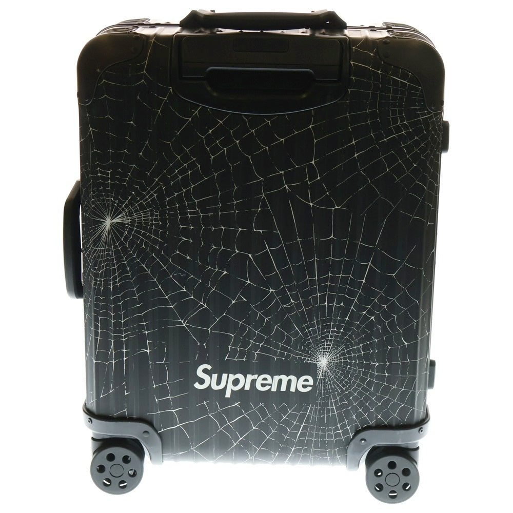 SUPREME(シュプリーム) 19AW ×Rimowa Spider Web Cabin Plus リモワ スパイダーウェブ キャビンプラス キャリーケース t92590038ブラック